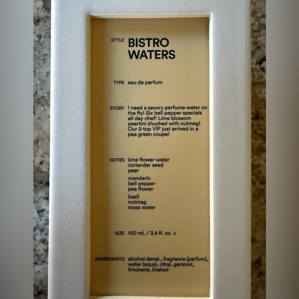 DS & D URGA Bistro Waters eau de parfum - Picture 2 of 2